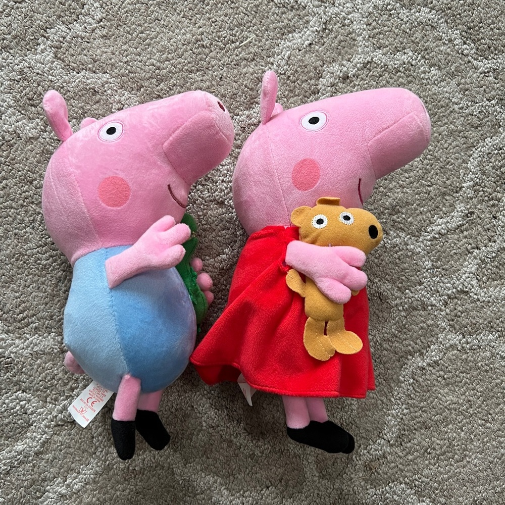 Peppa Pig and George